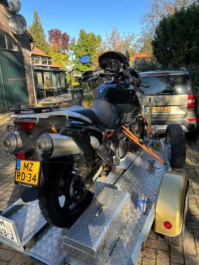 Suzuki V-Strom DL1000 - Schade aan voorzijde en rechterzijde, Ophalen, 2 cilinders, Gebruikt, 1000 cc