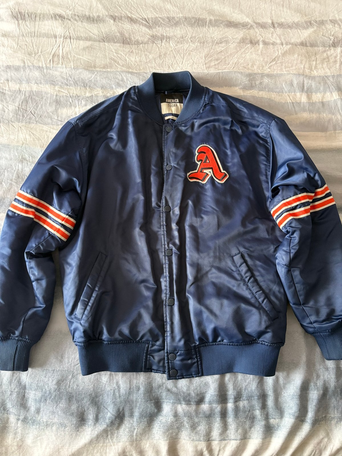 America Today Bomberjack Maat S, Ophalen of Verzenden, Gedragen, Maat 46 (S) of kleiner, Blauw