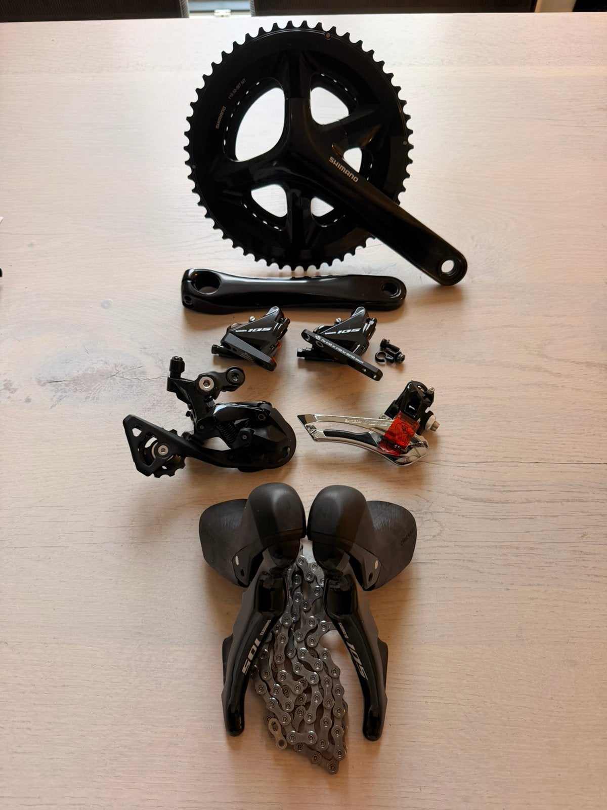 Shimano 105 R7000 Groepset | Hydraulisch | Nieuw, Ophalen of Verzenden, Stuur