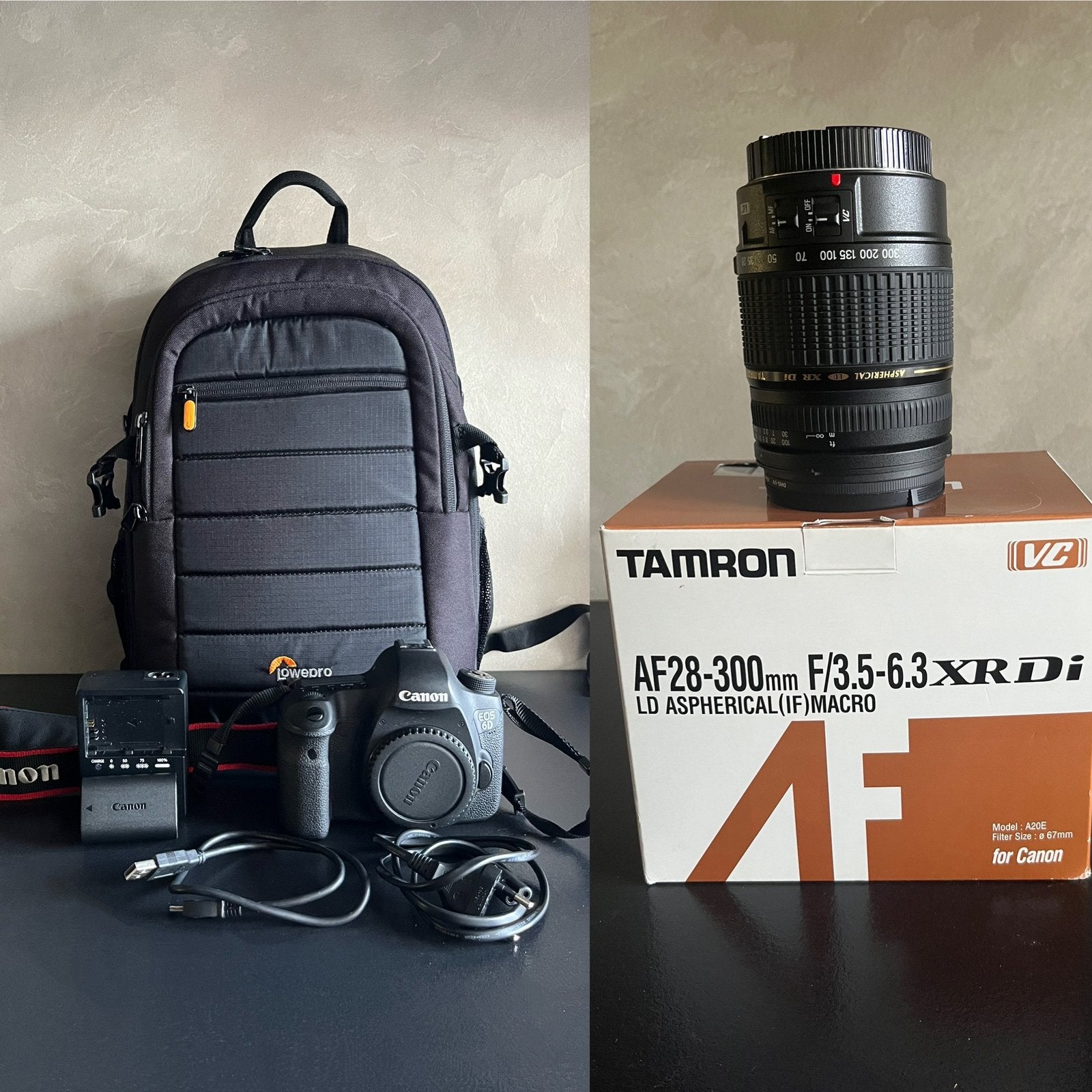 Canon EOS 6D + lens, Ophalen, Gebruikt, Spiegelreflex, Canon