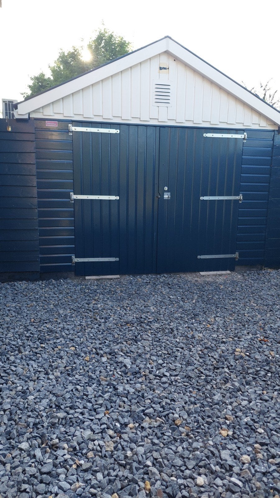 Garage (asbestvrij) Zelf demonteren, Tuin en Terras, Tuinhuizen, Ophalen of Verzenden, Gebruikt, Schuur