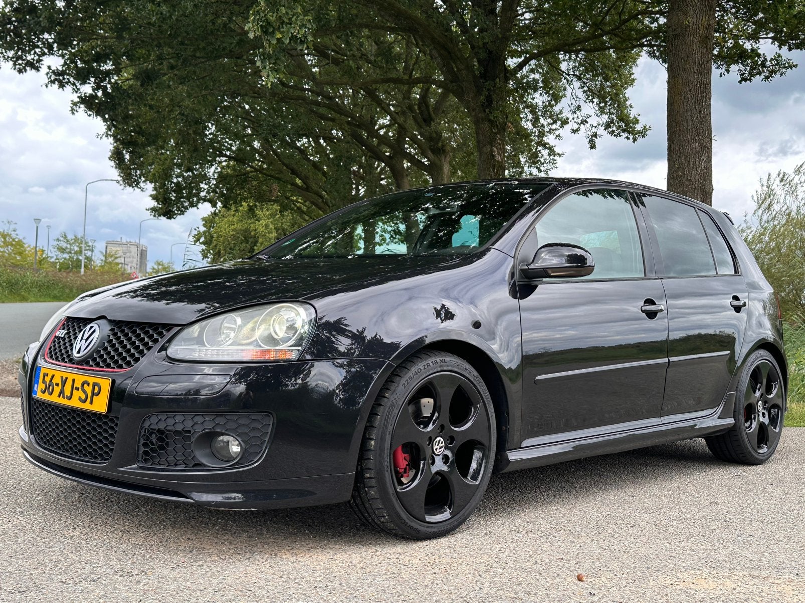 Volkswagen Golf 2.0 GTI Edition 30 DSG 5Deurs AUT 2007 Zwart, Auto's, Zwart, 4 cilinders, 1984 cc, Leder en Stof