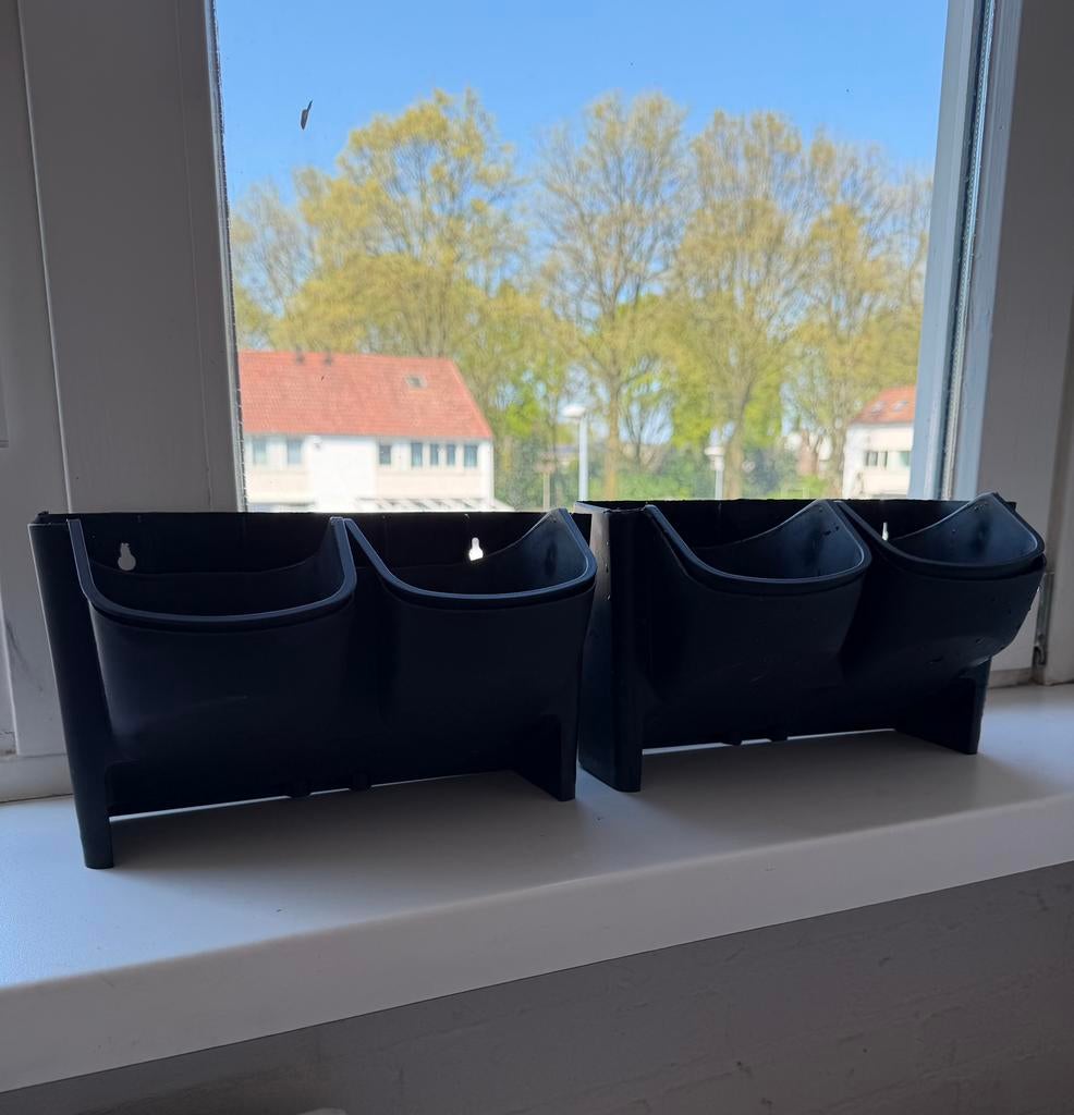 Greenwall - 16 plantenbakken, Ophalen, Kunststof, Minder dan 30 cm, Balkon
