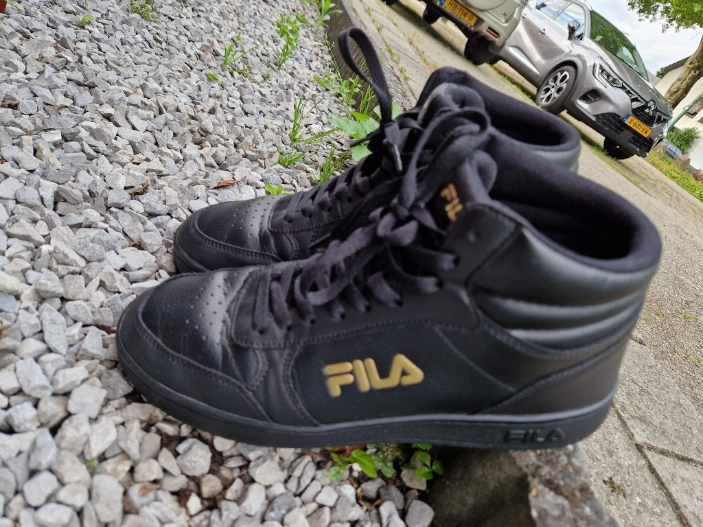 Fila High-Top Sneakers Maat 41 - Zwart, Zwart, Ophalen of Verzenden, Sneakers of Gympen, Fila