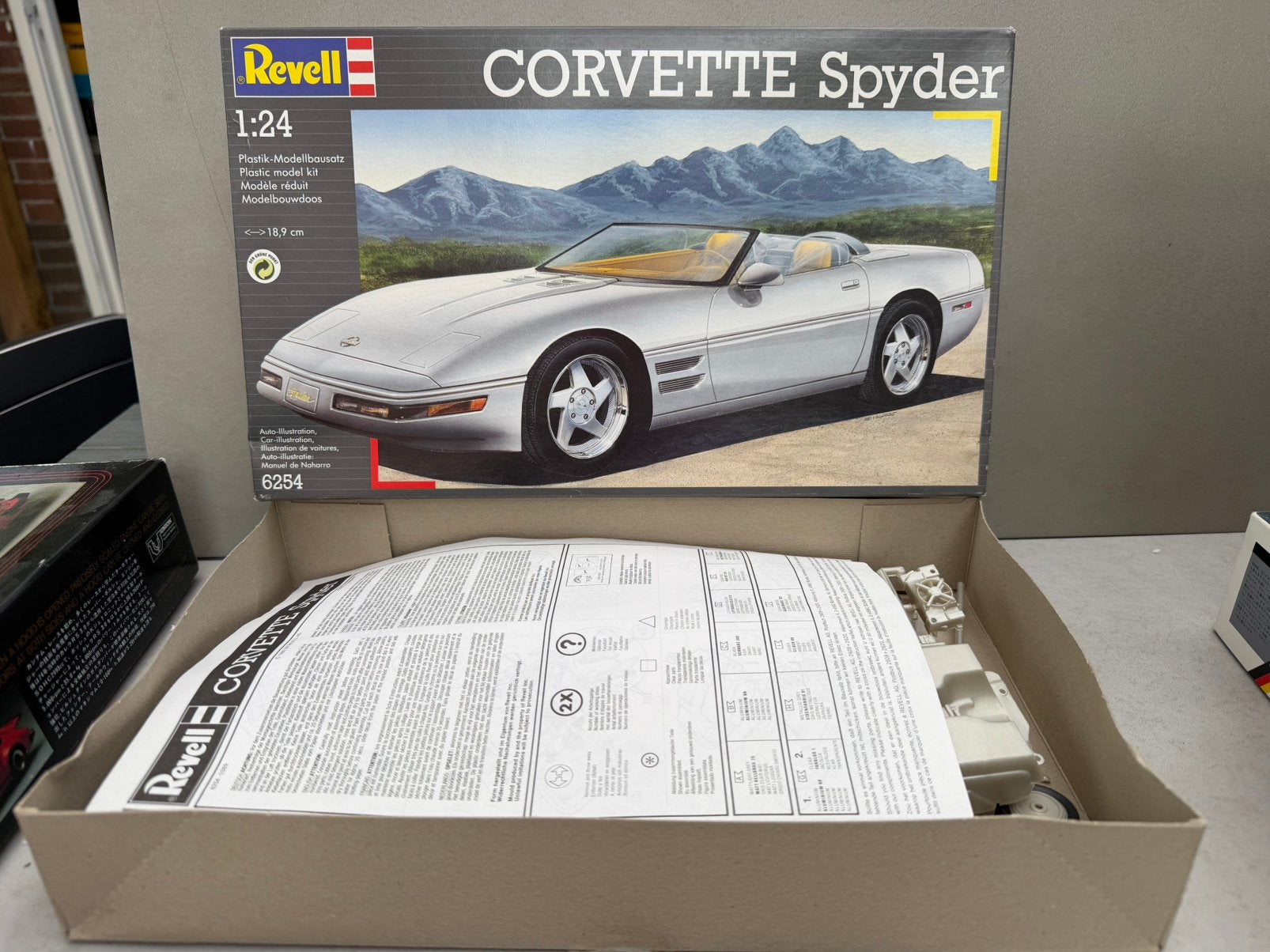 revell CORVETTE SPYDER, Auto, Revell, Groter dan 1:32, Nieuw