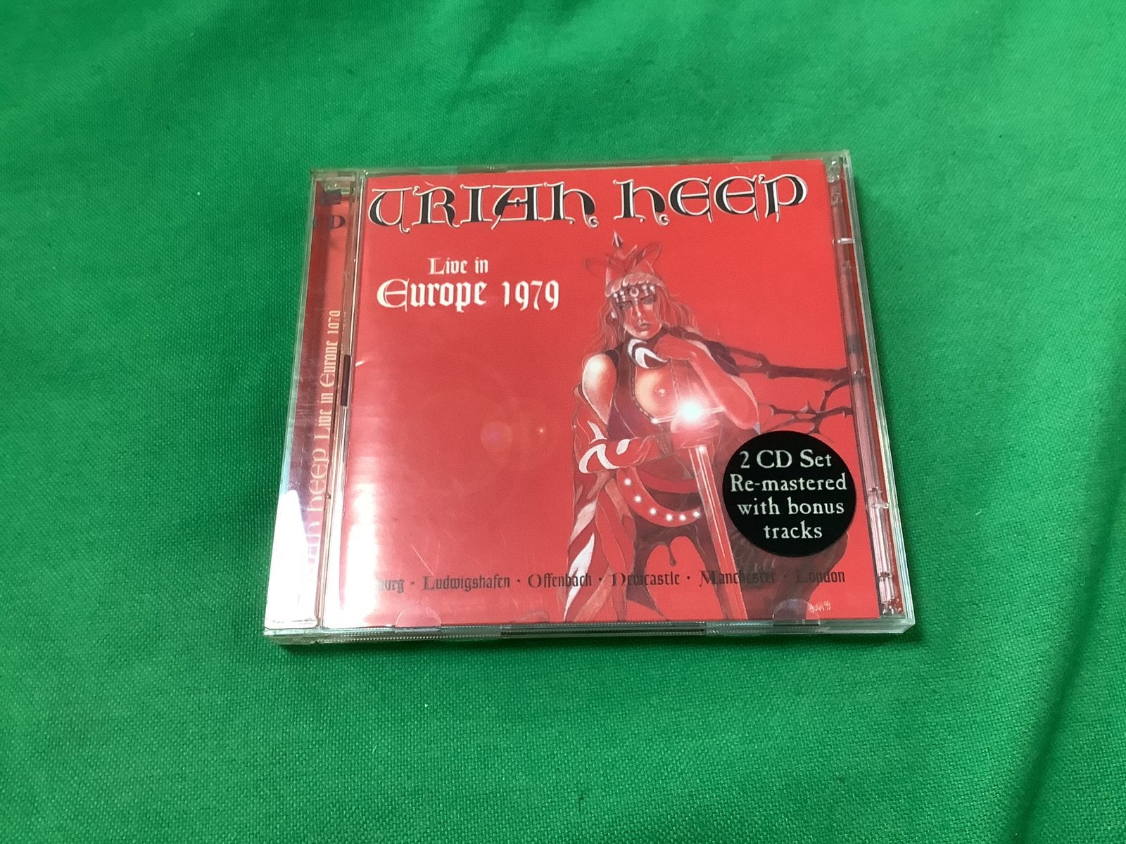 Uriah Heep-Live In Europe 1979 2cd (UK), Ophalen of Verzenden, Gebruikt