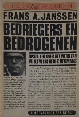 Bedriegers en bedrogenen. Over Willem Frederik Hermans., Boeken, Ophalen of Verzenden, Zo goed als nieuw