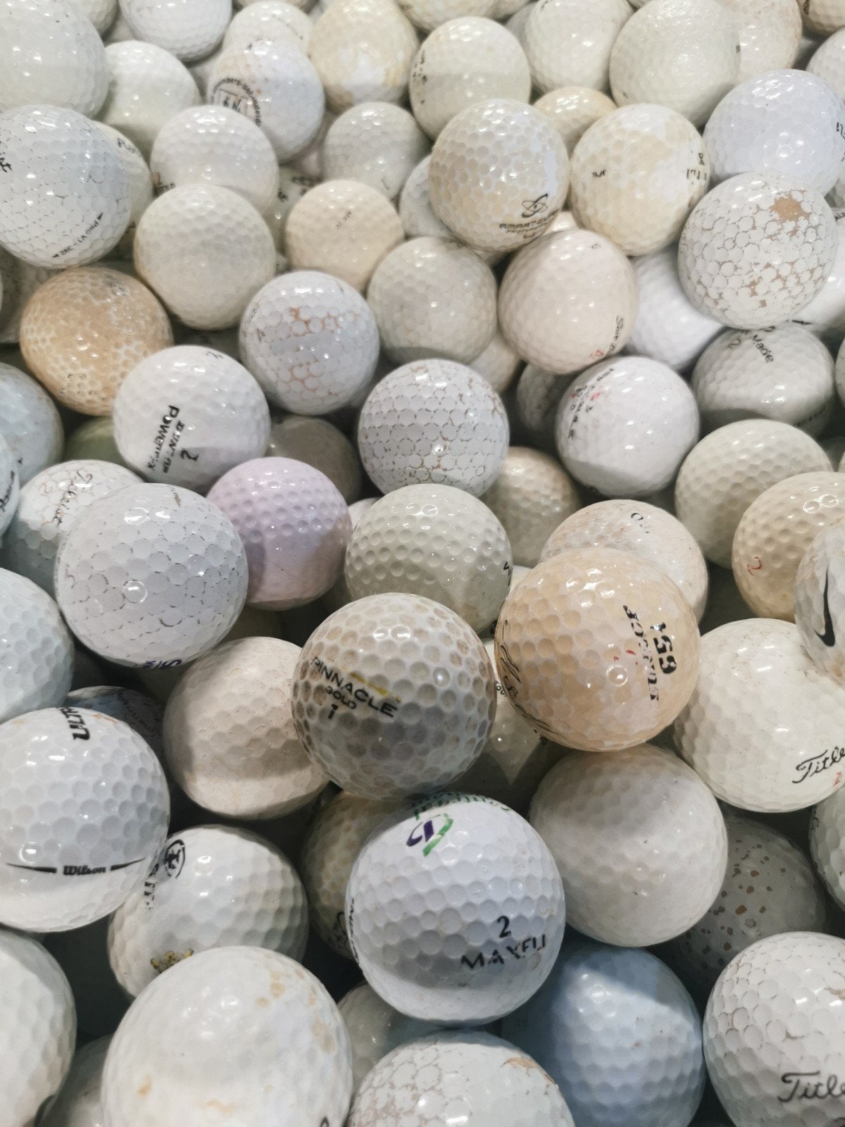 golfballen mix 100 stuks, Sport en Fitness, Ophalen of Verzenden, Bal(len)
