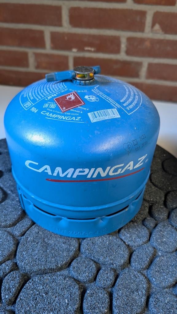 Campingaz gasfles 904, Ophalen, Gebruikt