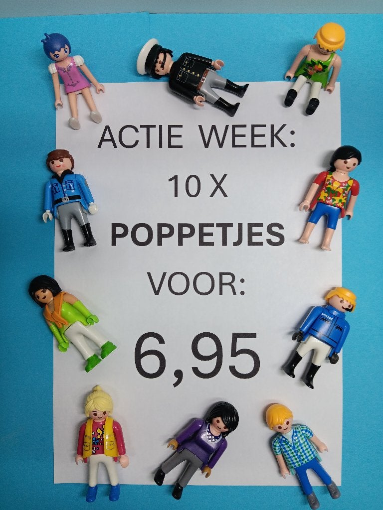 Playmobil Poppetjes BL-01-200 **** ACTIE 10 VÓÓR 6,95 ****, Verzenden, Gebruikt, Losse onderdelen