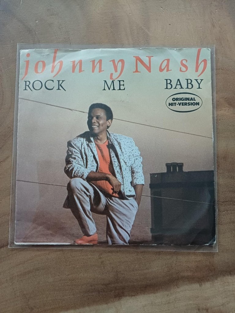 Johnny Nash - Rock Me Baby - Vinyl - Single, 7 inch, Ophalen of Verzenden, Zo goed als nieuw, Pop