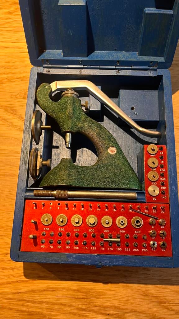 Vintage FAVORITE Horlogemakers Pers met Accessoires, Ophalen of Verzenden