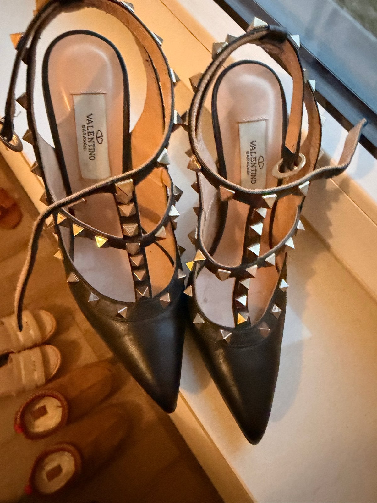 Valentino Garavani Rockstud Pumps Zwart - Maat 37, Verzenden, Gedragen, Zwart, Pumps