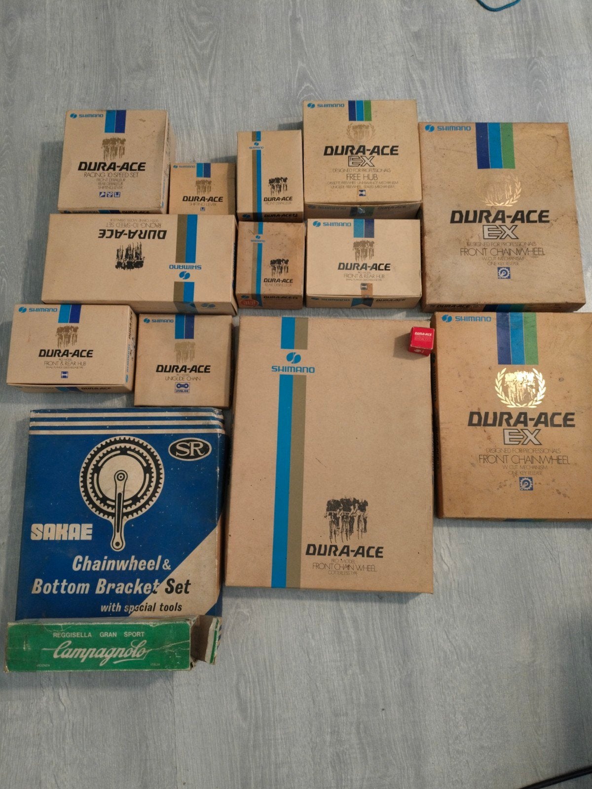 Lege Shimano Dura-Ace dozen voor verzamelaars, Fietsen en Brommers, Ophalen of Verzenden, Gebruikt, 10 tot 15 versnellingen