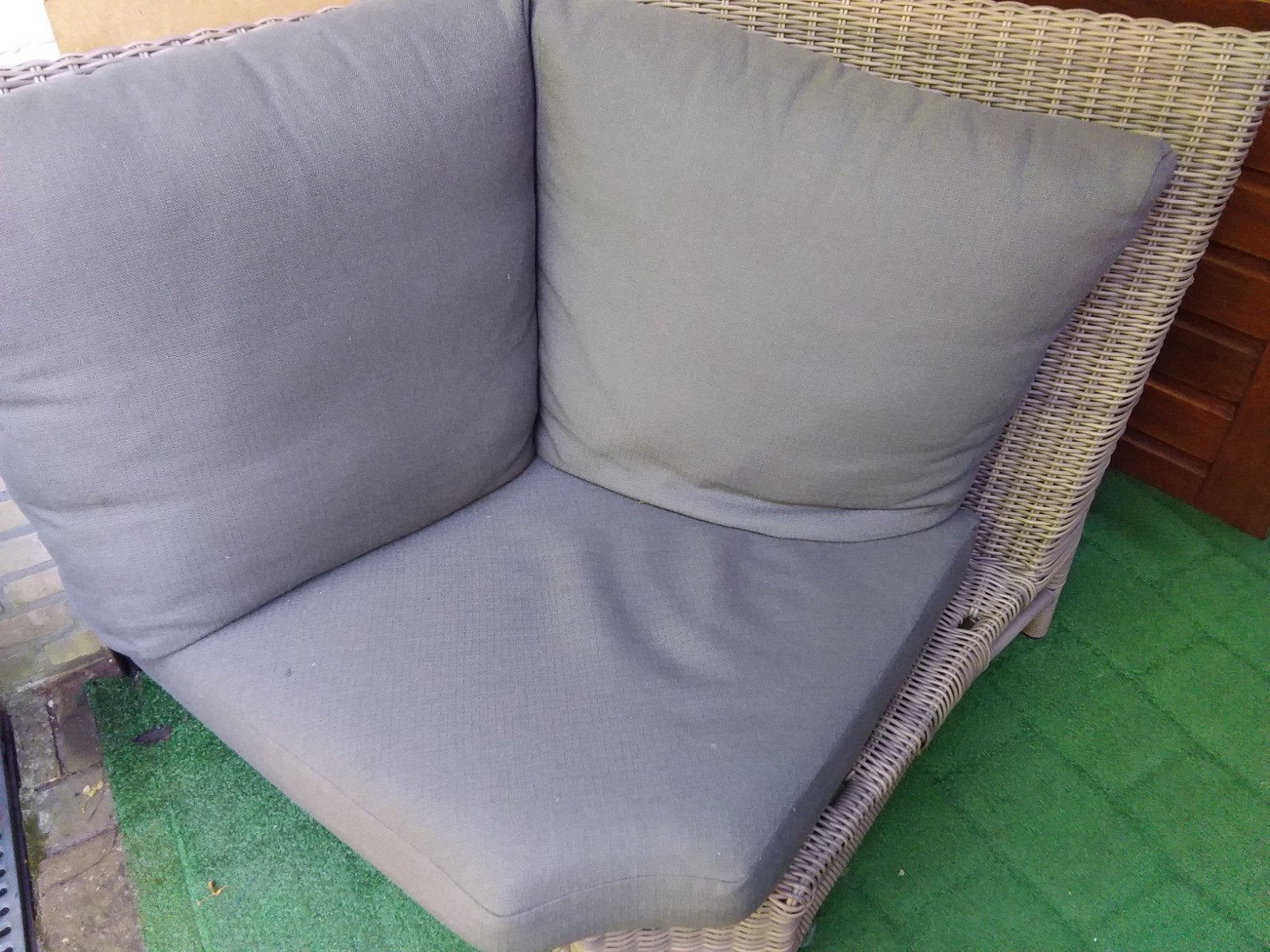 Te koop hoekbank, Tuin en Terras, Tuinsets en Loungesets, Ophalen of Verzenden