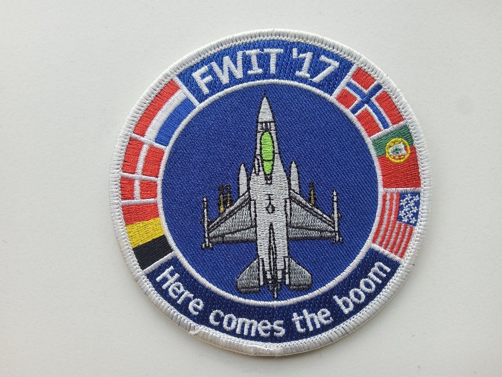KLu RNLAF FWIT 2017 PATCH, Verzamelen, Verzenden, Zo goed als nieuw, Patch, Badge of Embleem