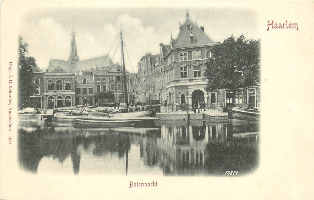 379-062-023 Haarlem Botermarkt, Verzenden, Voor 1920, Noord-Holland