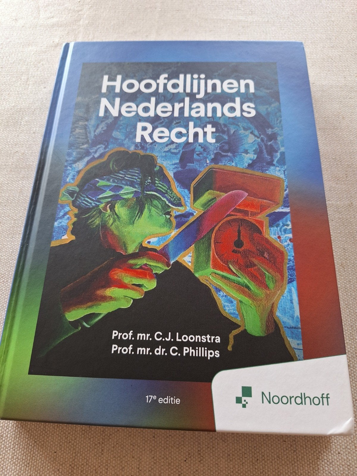 Hoofdlijnen Nederlands Recht, 17e editie, Boeken, Ophalen of Verzenden, Alpha, HBO