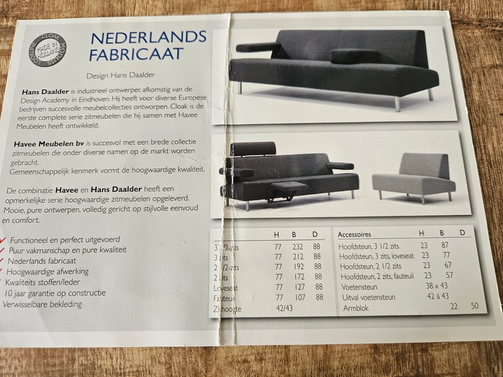 3 zitsbank en salontafel, Huis en Inrichting, Banken | Bankstellen, Ophalen, Gebruikt, 75 tot 100 cm, Rechte bank