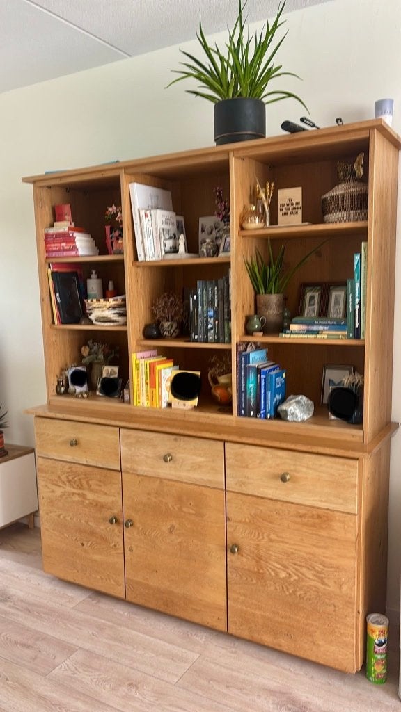 Buffet Kast, Ophalen, Glas, Gebruikt, Met deur(en)