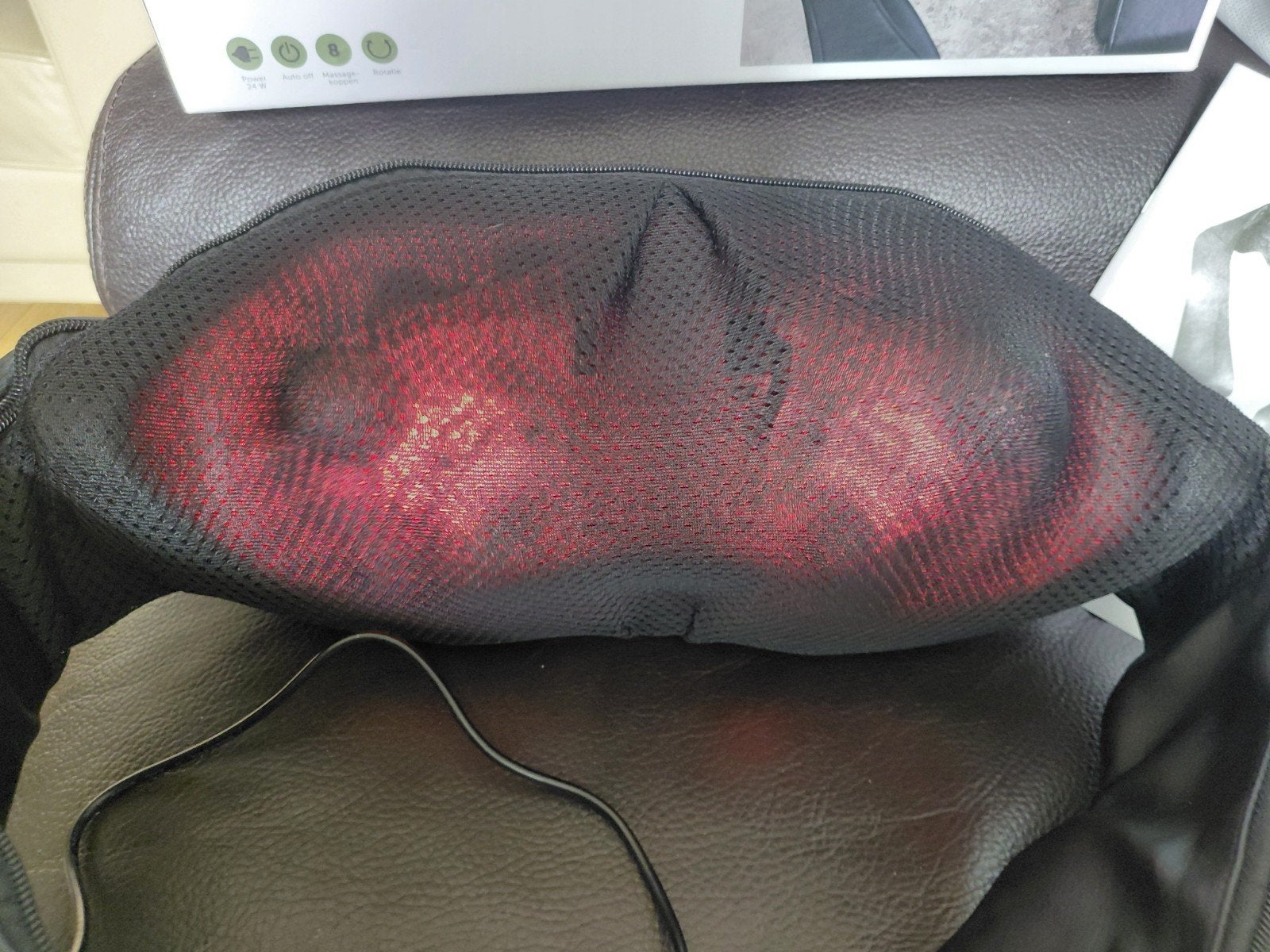 massagekussen met eventueel ook warmte, Ophalen of Verzenden, Nieuw, Massagestoel of Kussen
