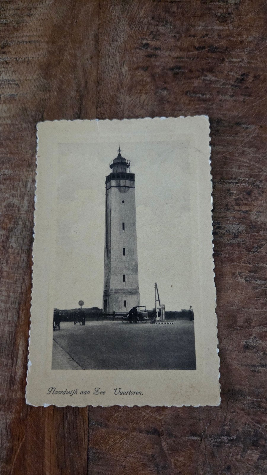 Oude Ansichtkaart Noordwijk aan Zee Vuurtoren Gelopen, Ophalen of Verzenden