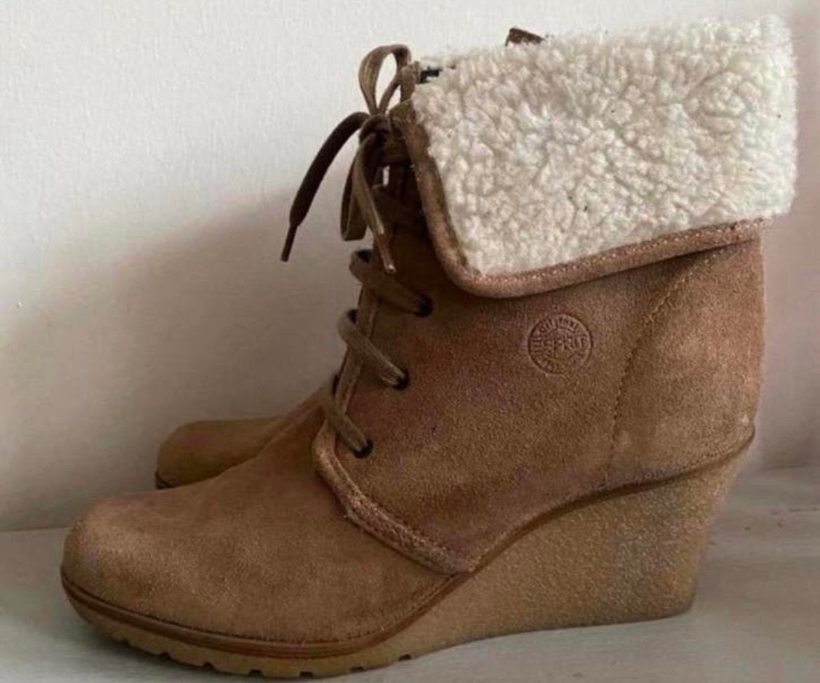 Esprit sleehak schoentjes maat 40, Ophalen of Verzenden, Zo goed als nieuw, Sandalen of Muiltjes