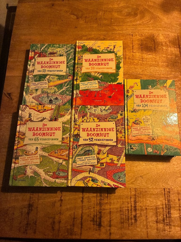 De waanzinnige boomhut 5 delen, nieuw, Boeken, Ophalen, Andy Griffiths en Terry Denton, Zo goed als nieuw, Fictie