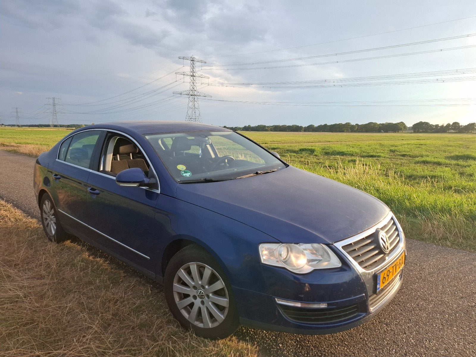 Volkswagen Passat 2.0 FSI 110KW 2007 Blauw, Voorwielaandrijving, Stof, Zwart, 4 cilinders