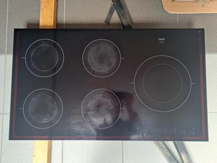 Pelgrim IDK995ONY Inductie kookplaat 90x52cm, Ophalen, Gebruikt, Inbouw, Inductie