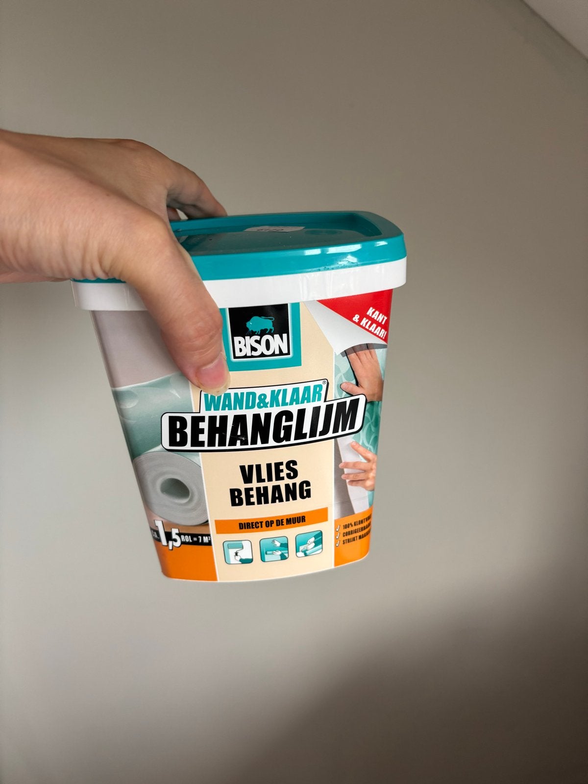 Bison Wand & Klaar Behanglijm Vliesbehang (60% vol), Ophalen, Vliesbehang, Overige merken