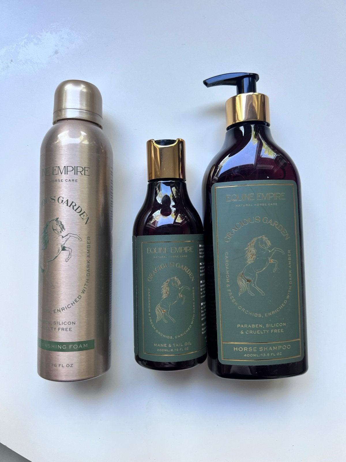 Paarden verzorging shampoo mane & tail oil en washing foam, Imperial Riding, Verzenden, Nieuw, Verzorgingsset