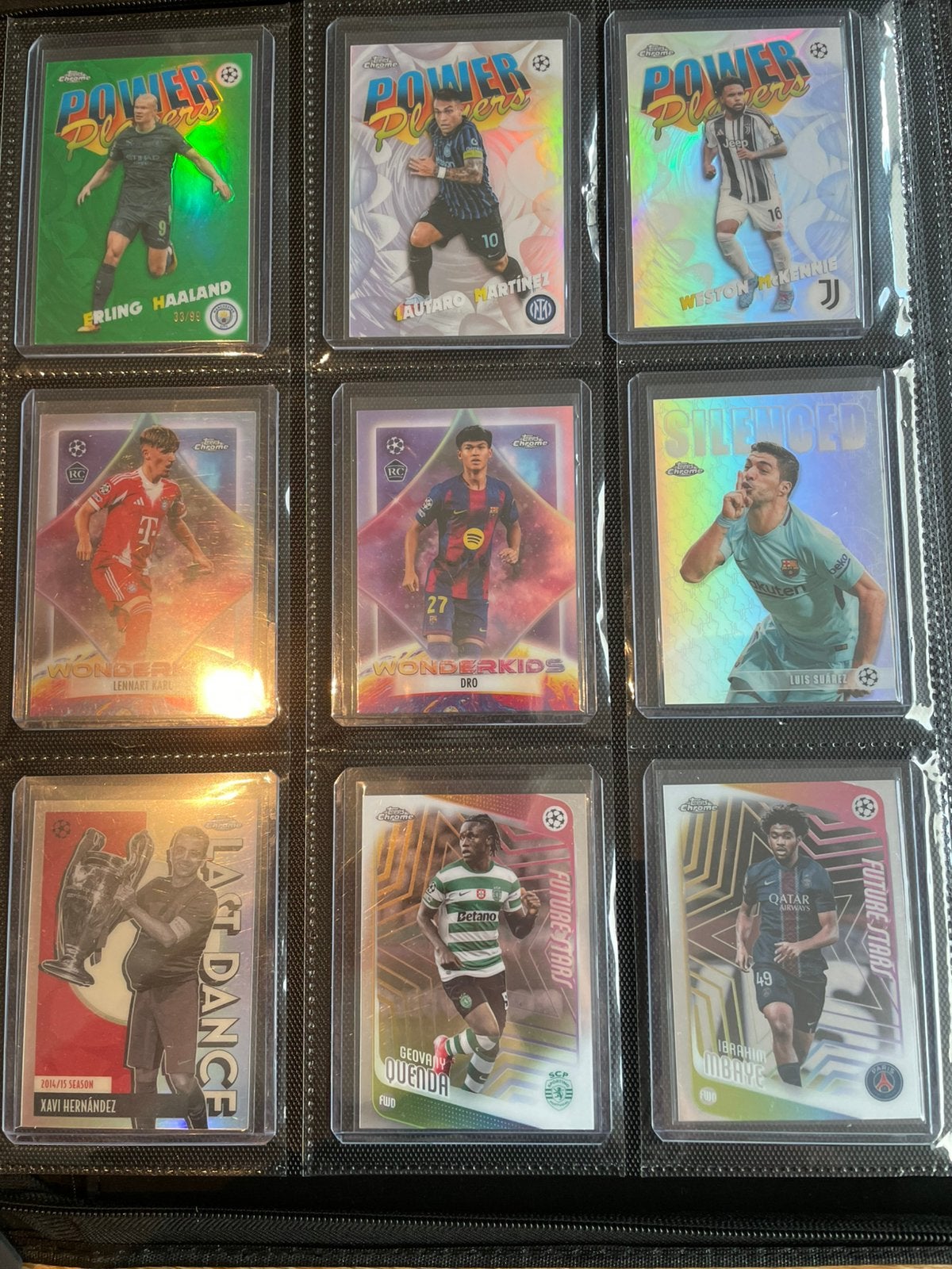 Topps chrome soccer collection, Ophalen, Zo goed als nieuw