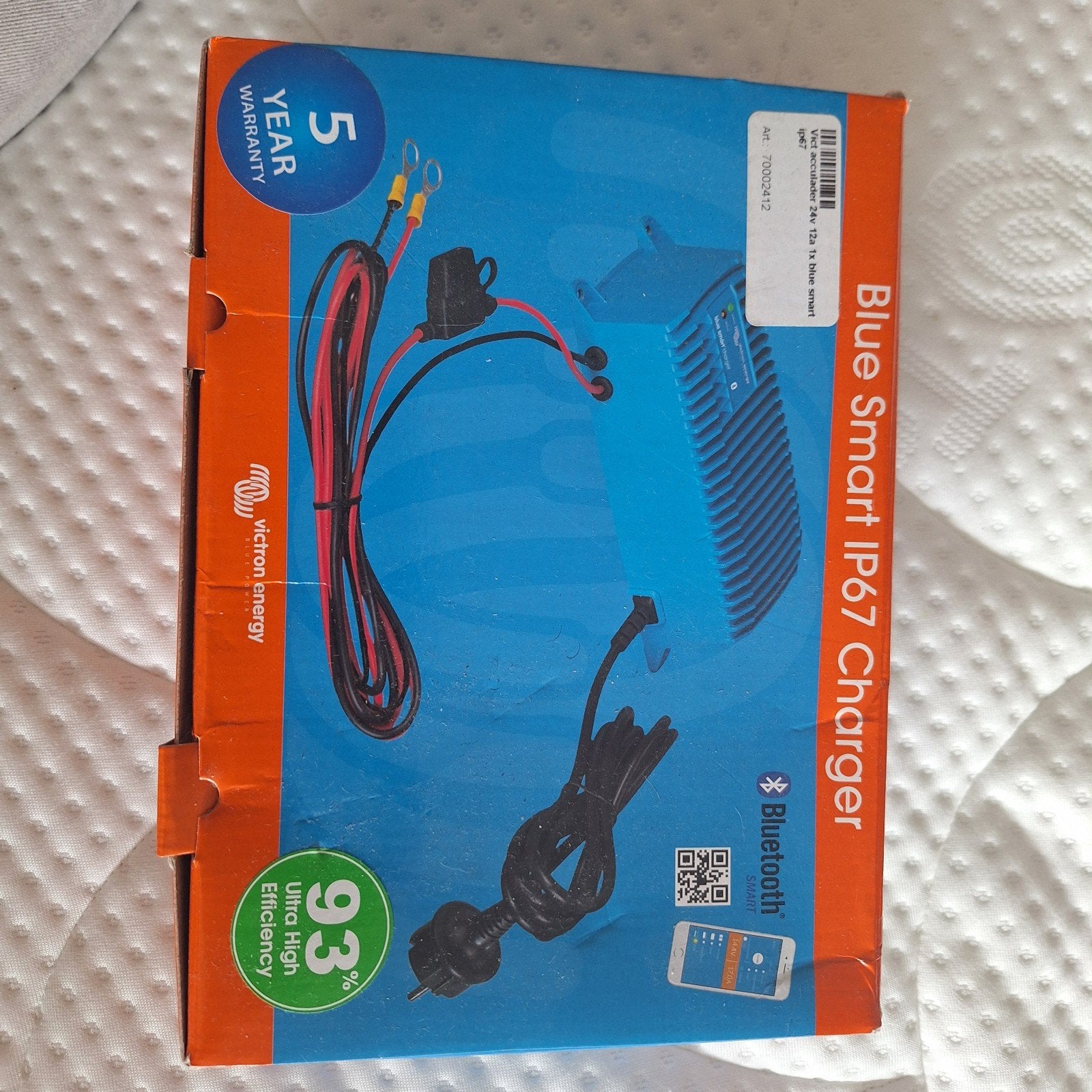 Victron Energy Blue Smart IPAcculader 24V 12A, Watersport en Boten, Ophalen of Verzenden, Nieuw, Overige typen