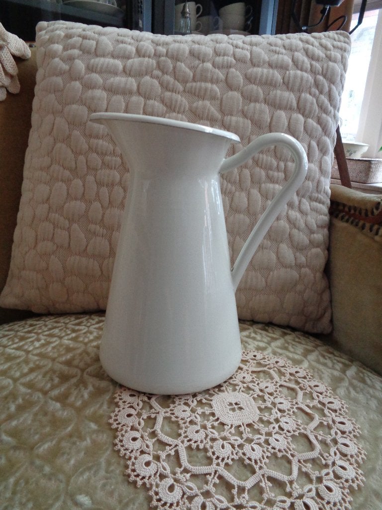 Brocante Emaille Kan van de Ikea ** Mimosa **, Ophalen of Verzenden