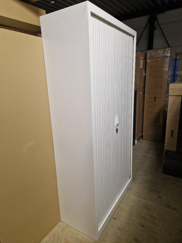 Roldeurkast 195x100x45 cm Wit (nieuw), Ophalen, Nieuw, 50 tot 100 cm, Met slot