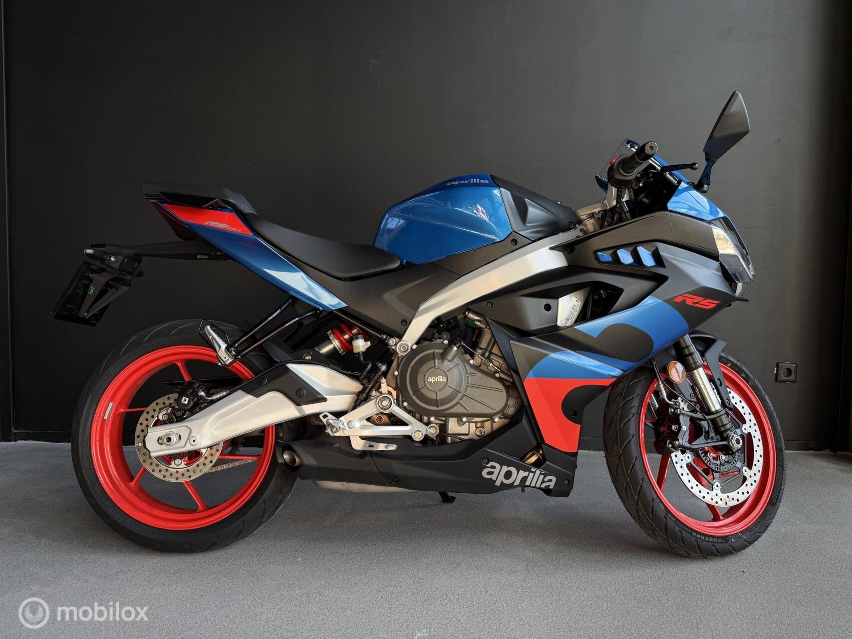 Aprilia RS457 Coral Snake Blue uit voorraad leverbaar, Bedrijf, Handgeschakeld, Info@aprilia.it, 457 cc