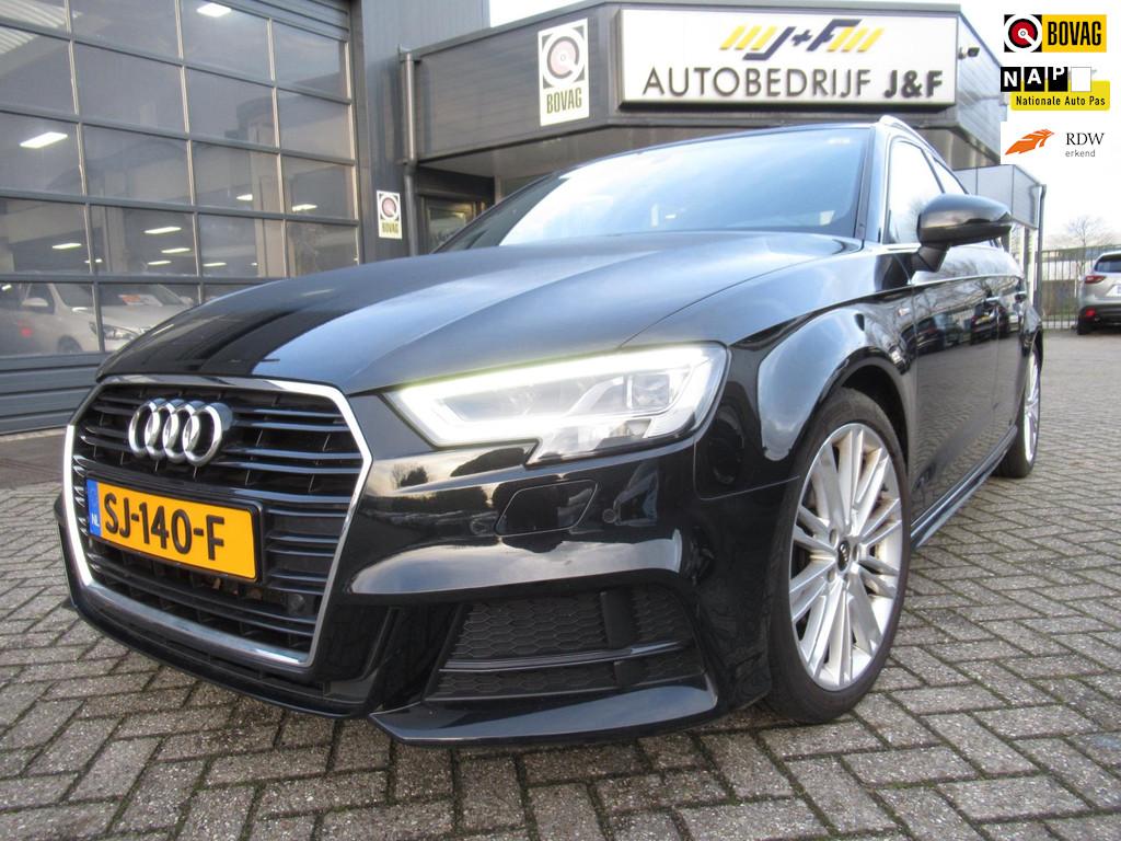 Audi A3 Sportback 1.5 TFSI CoD Sport S Line Edition / 1e EIG, 4 cilinders, 150 pk, Leder en Stof, Zwart