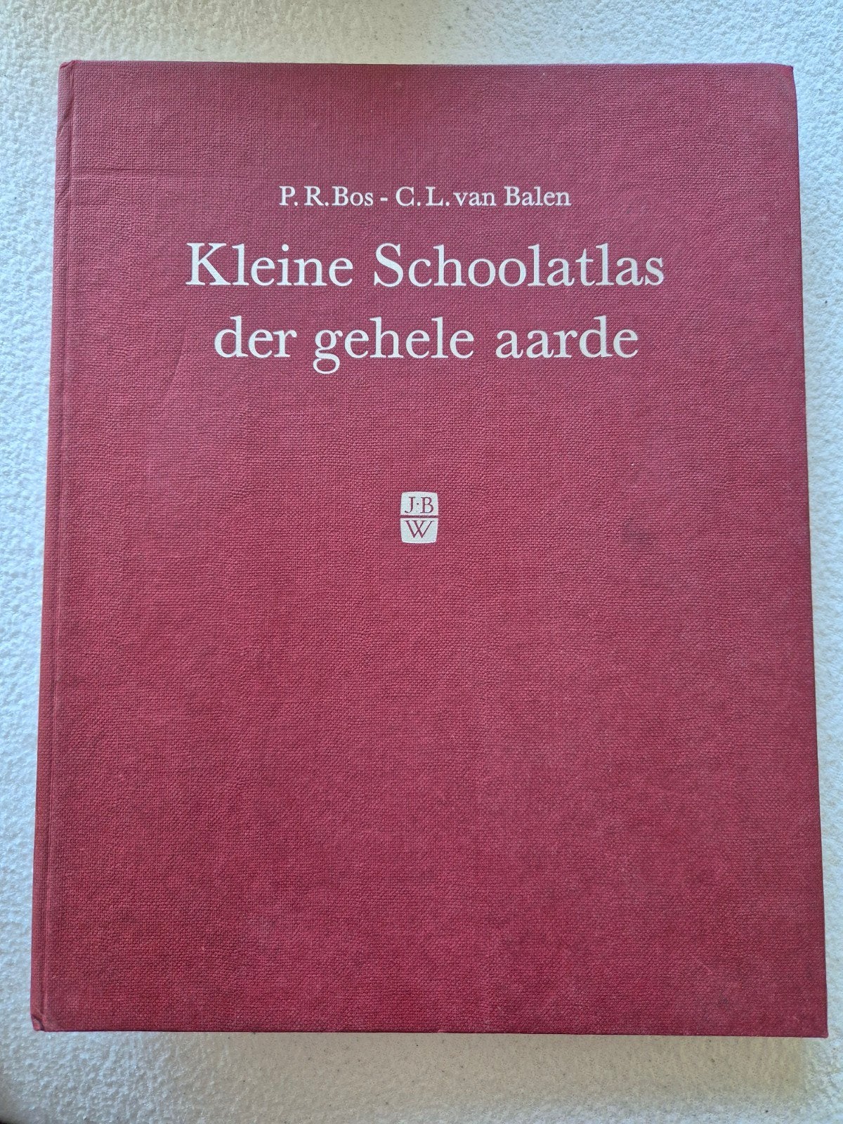 KleineSchoolatlas der gehele aarde  P.R. Bos - C.L. van Bal, 1800 tot 2000, Wereld, Ophalen, Gelezen