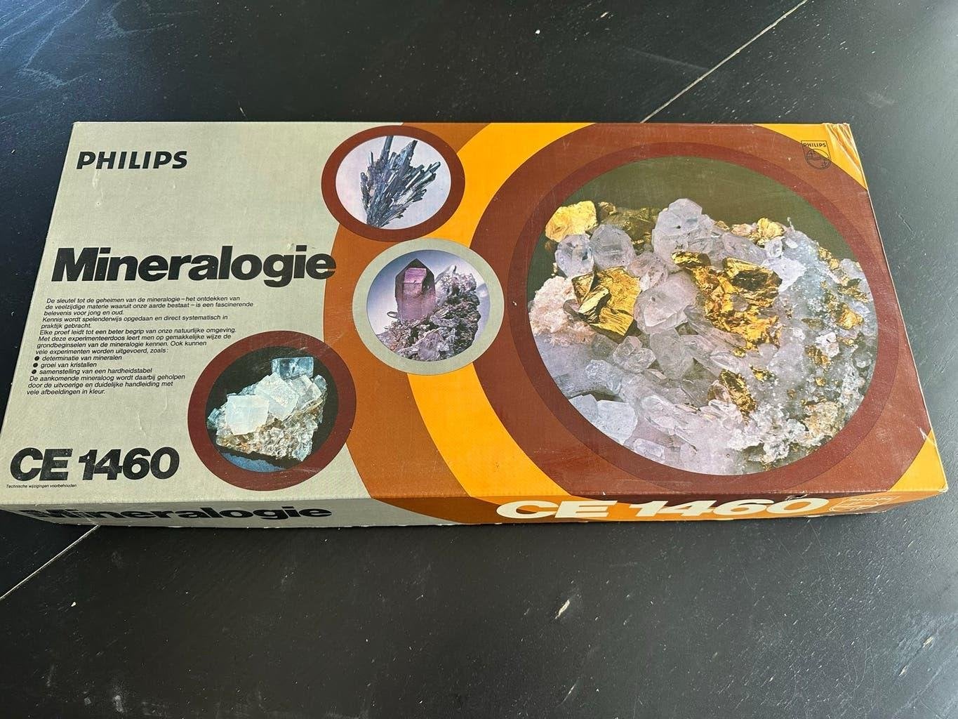 Philips Mineralogie CE 1460 Educatieve Set - Vintage, Verzamelen, Ophalen, Mineraal