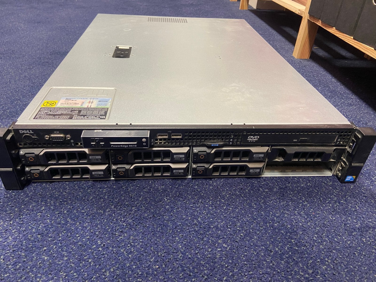 Dell PowerEdge R510 Server, Computers en Software, Servers, Ophalen, Gebruikt, Onbekend, Hot swappable onderdelen