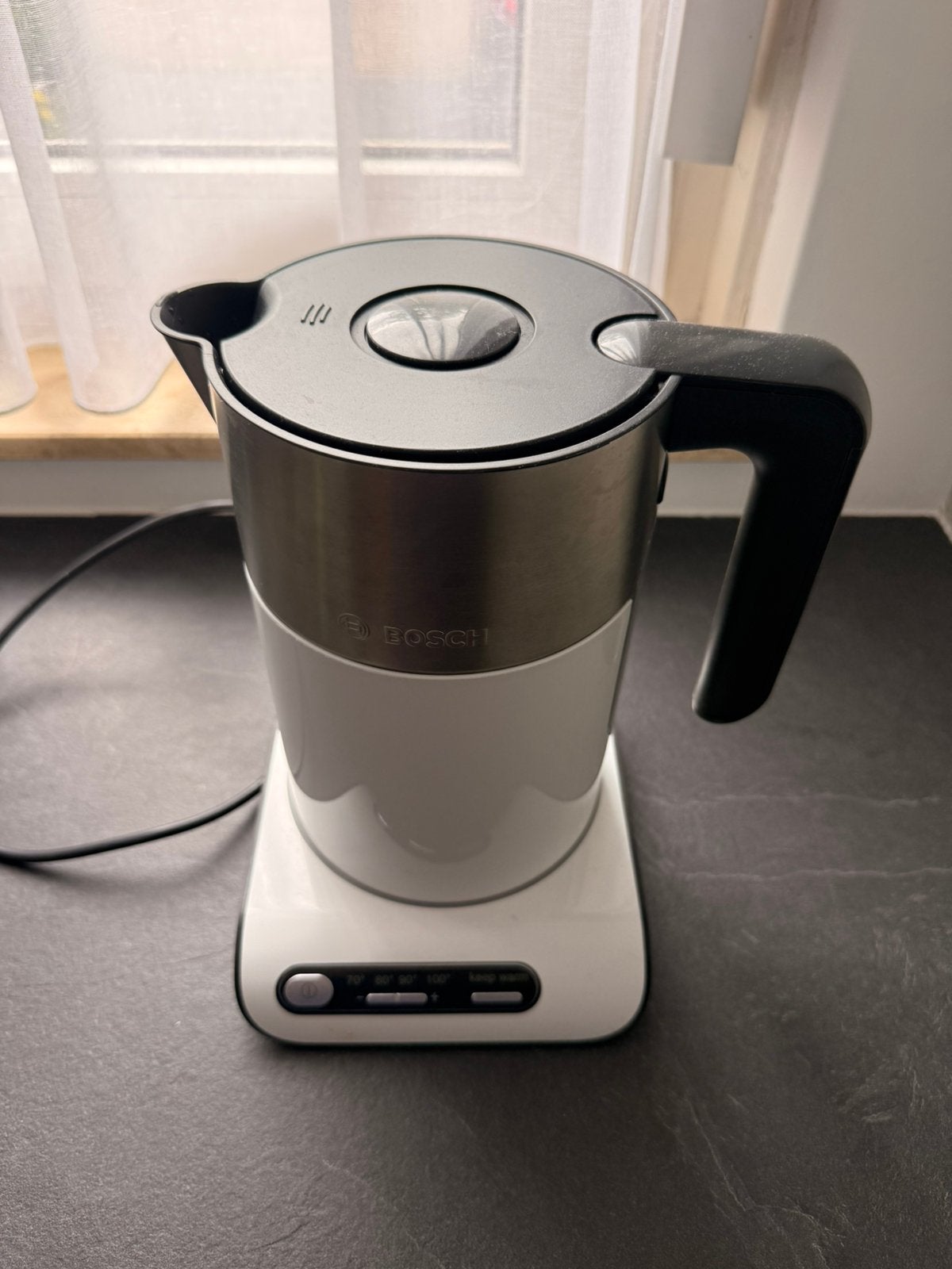 Bosch waterkoker, 1 tot 2 liter, Ophalen, Zo goed als nieuw