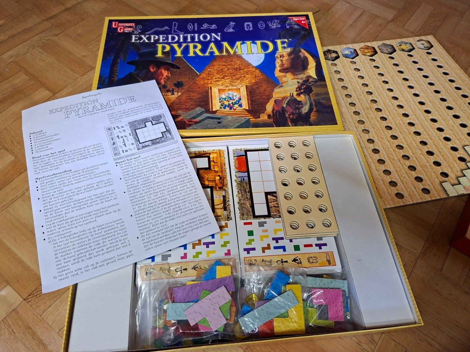 Expedition Pyramide bordspel - Nieuw, Een of twee spelers, Ophalen, Zo goed als nieuw, University Games