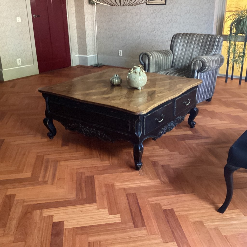 Enorm grote Versailles salontafel vierkant 1 meter 20 cm, Ophalen