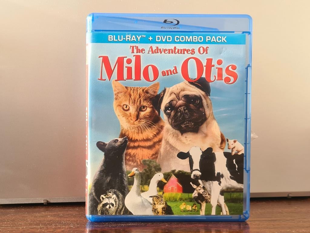 The Adventures of Milo and Otis Blu-ray + DVD Combo Pack, Avontuur, Alle leeftijden, Ophalen of Verzenden, Zo goed als nieuw