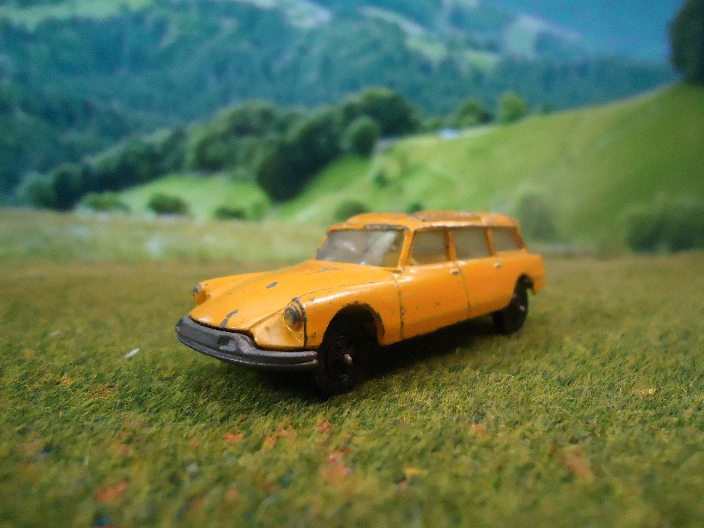 1:72 Citroën ID / DS Safari - Corgi Juniors Whizzwheels geel, Ophalen of Verzenden, Gebruikt, Auto