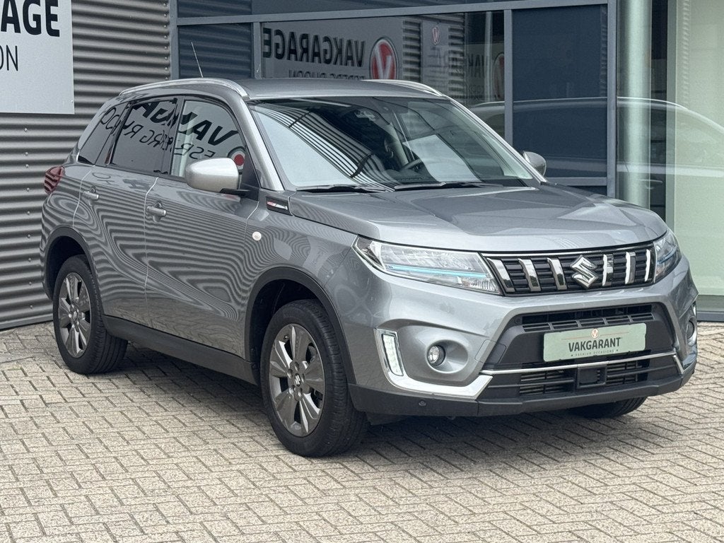 Suzuki Vitara 1.4 Boosterjet Select Smart Hybrid NAV/CAM,STO, 12 maanden, Stof, Gebruikt, Zwart