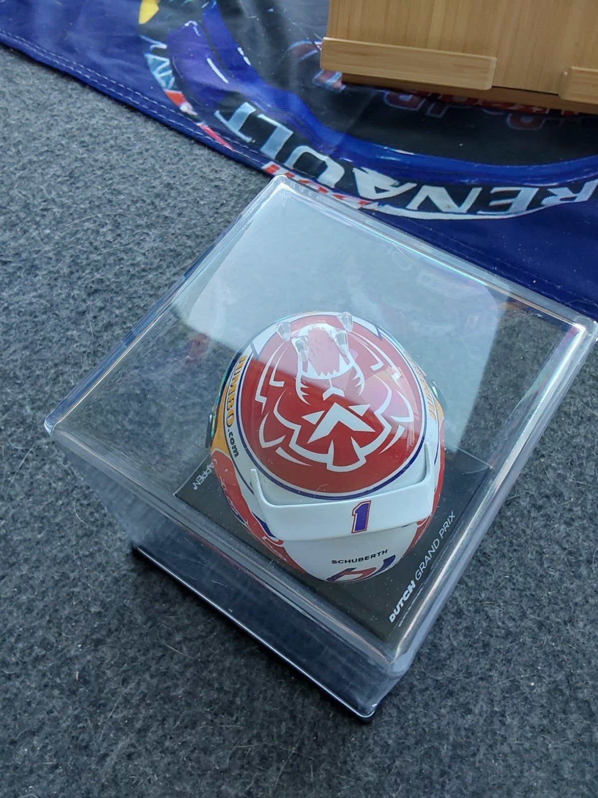 Max Verstappen Helm 1:4 Schaalmodel - Formule 1 Collectie, Verzamelen, Ophalen of Verzenden, Zo goed als nieuw, Formule 1