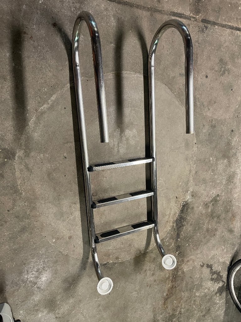 ZWEMBAD TRAP RVS, Ophalen of Verzenden, Zo goed als nieuw, Ladder