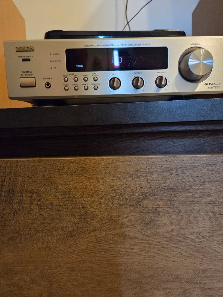 Denon DRA-F100 Receiver met Denon speakers en A.B., Ophalen, Denon, Losse componenten, Zo goed als nieuw